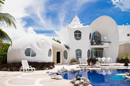 Casa Seashell din Mexic